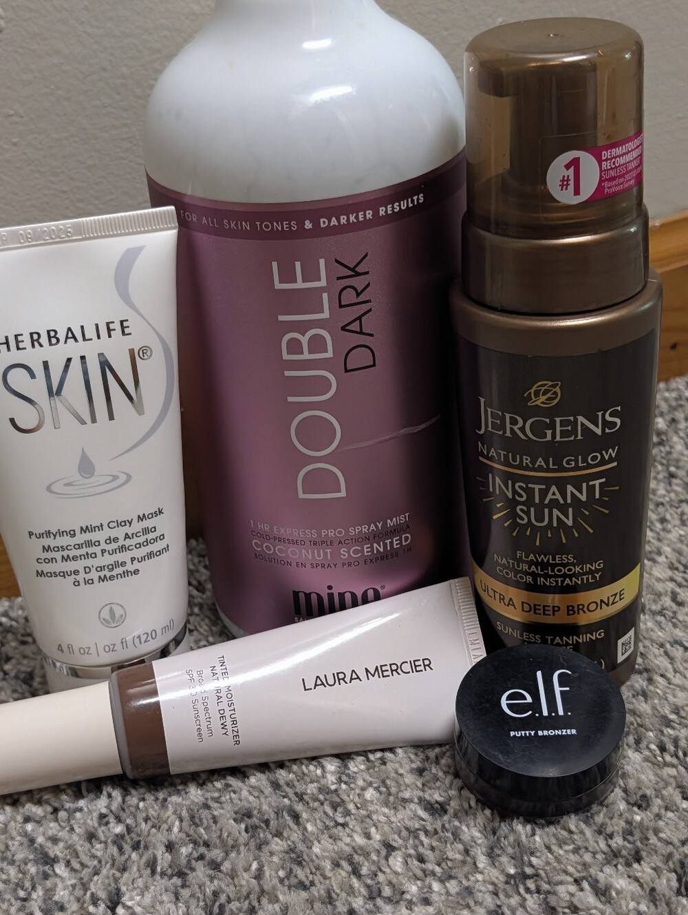 New SPF 30 Laura Mercier/ Free-Herbalife Mine,Jergens,Elf ,Tan Bronzer